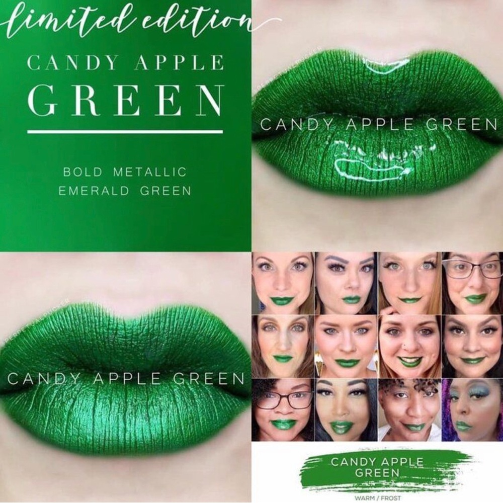 ✨ 2/$27- 3/$40 - 4/$50 or buy more and save more! ✨ Green Apple LipSense